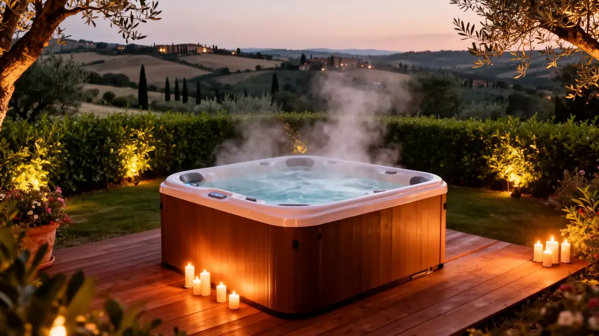 Whirlpool und Sauna bei Harmony Affi